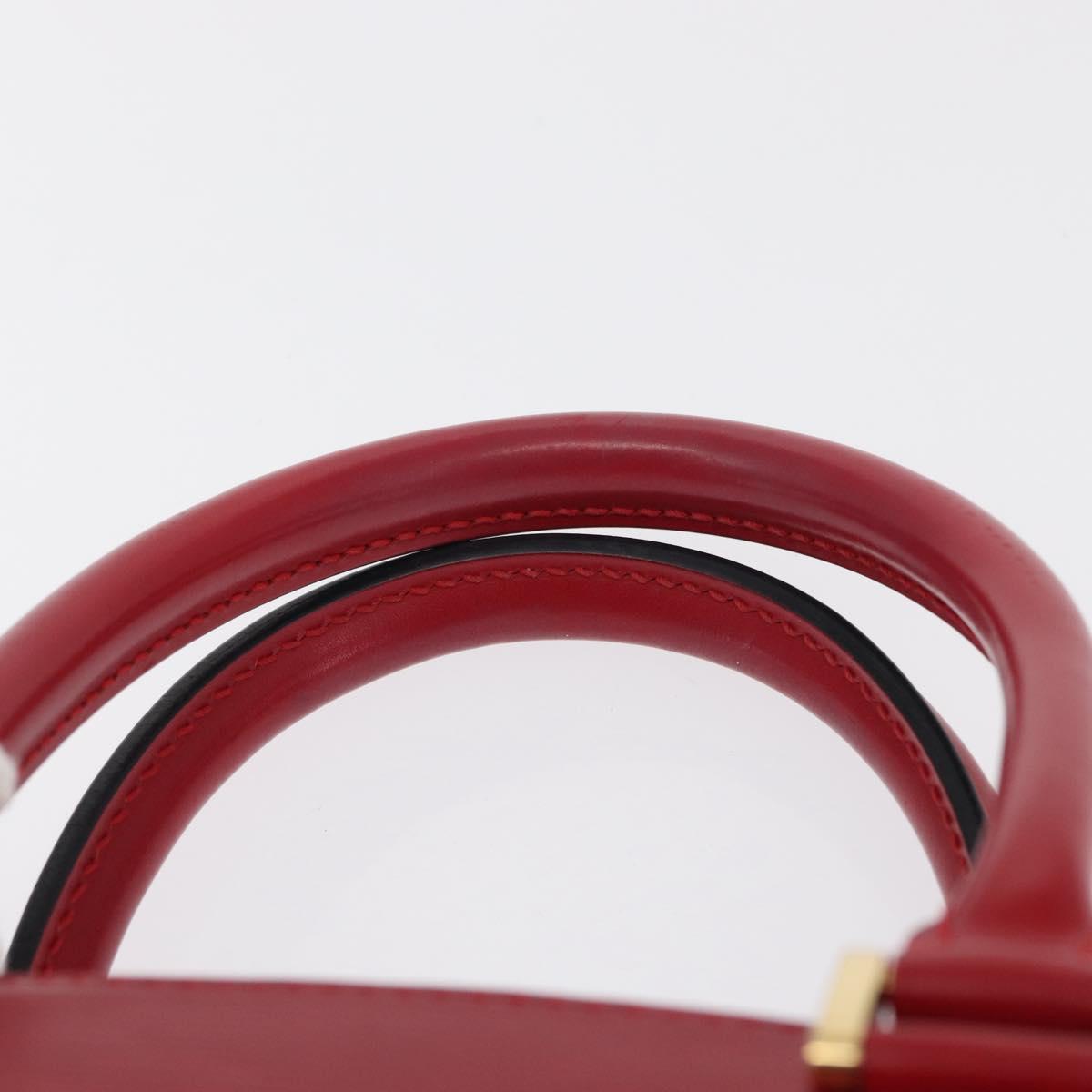 LOUIS VUITTON Epi Pont Neuf Hand Bag Red M52057 LV Auth ka1540