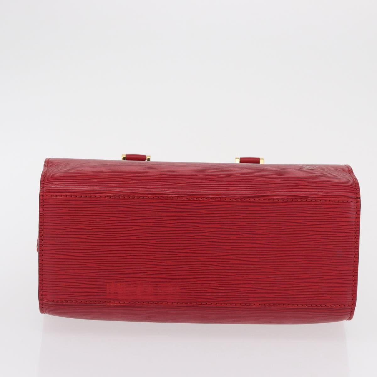 LOUIS VUITTON Epi Pont Neuf Hand Bag Red M52057 LV Auth ka1540
