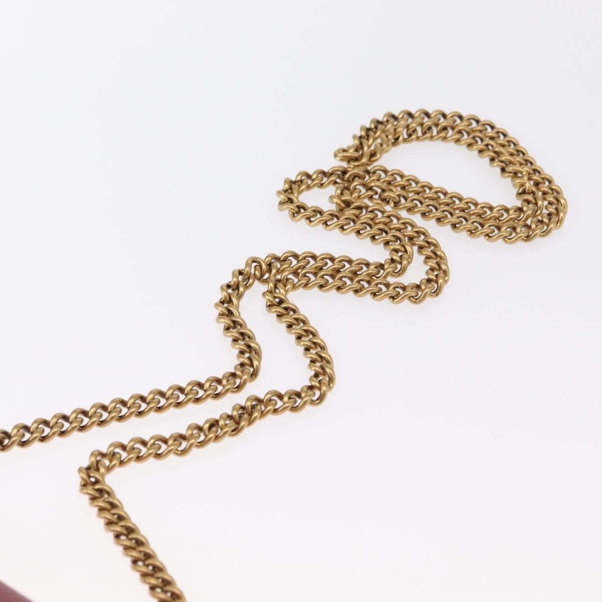 GUCCI GG Marmont Chain Shoulder Bag Leather Pink Gold 401232 Auth ka1546SAV