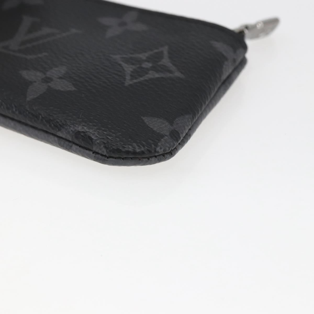 LOUIS VUITTON Eclipse Reverse Pochette Cles Coin Purse M80905 LV Auth ka1563SAM
