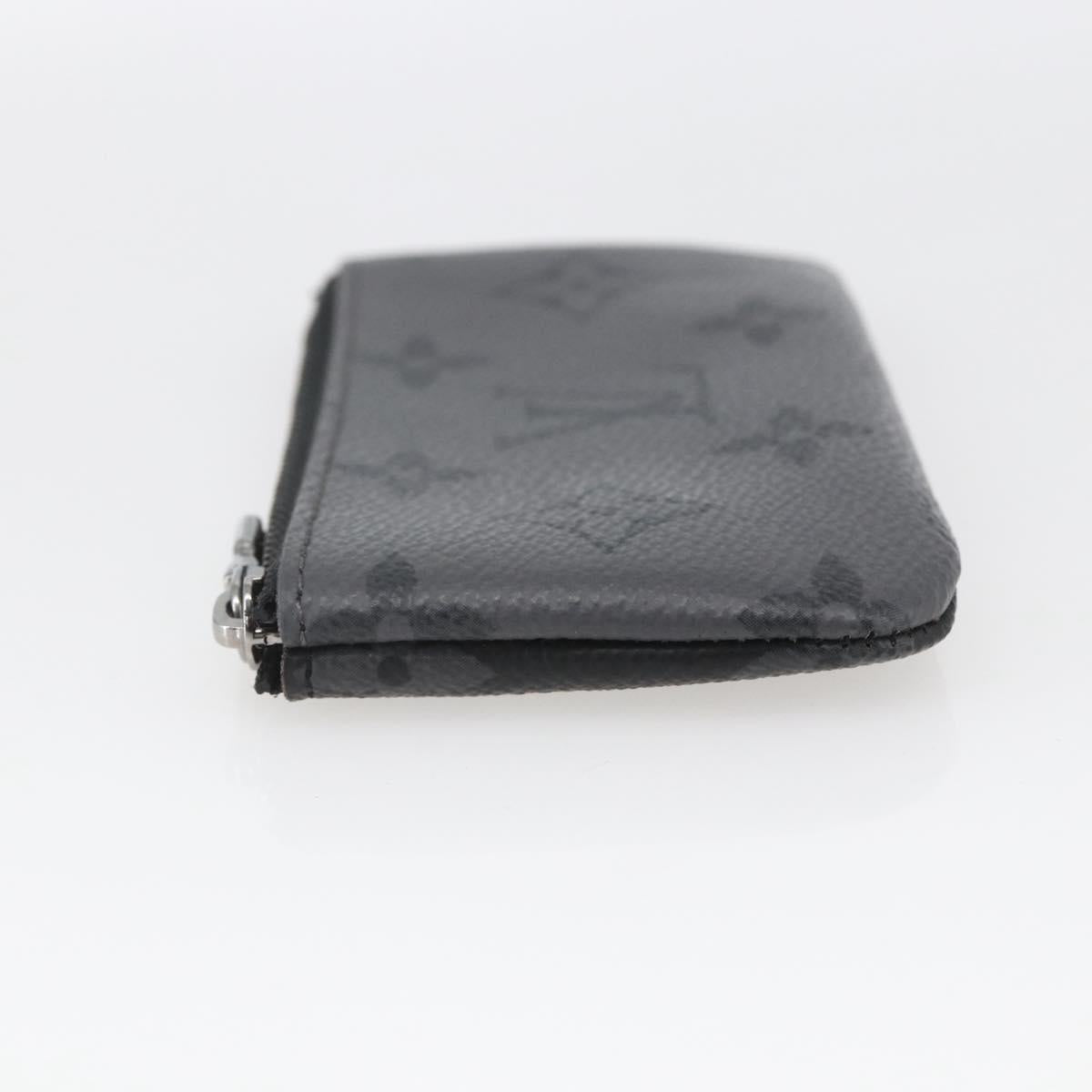 LOUIS VUITTON Eclipse Reverse Pochette Cles Coin Purse M80905 LV Auth ka1563SAM