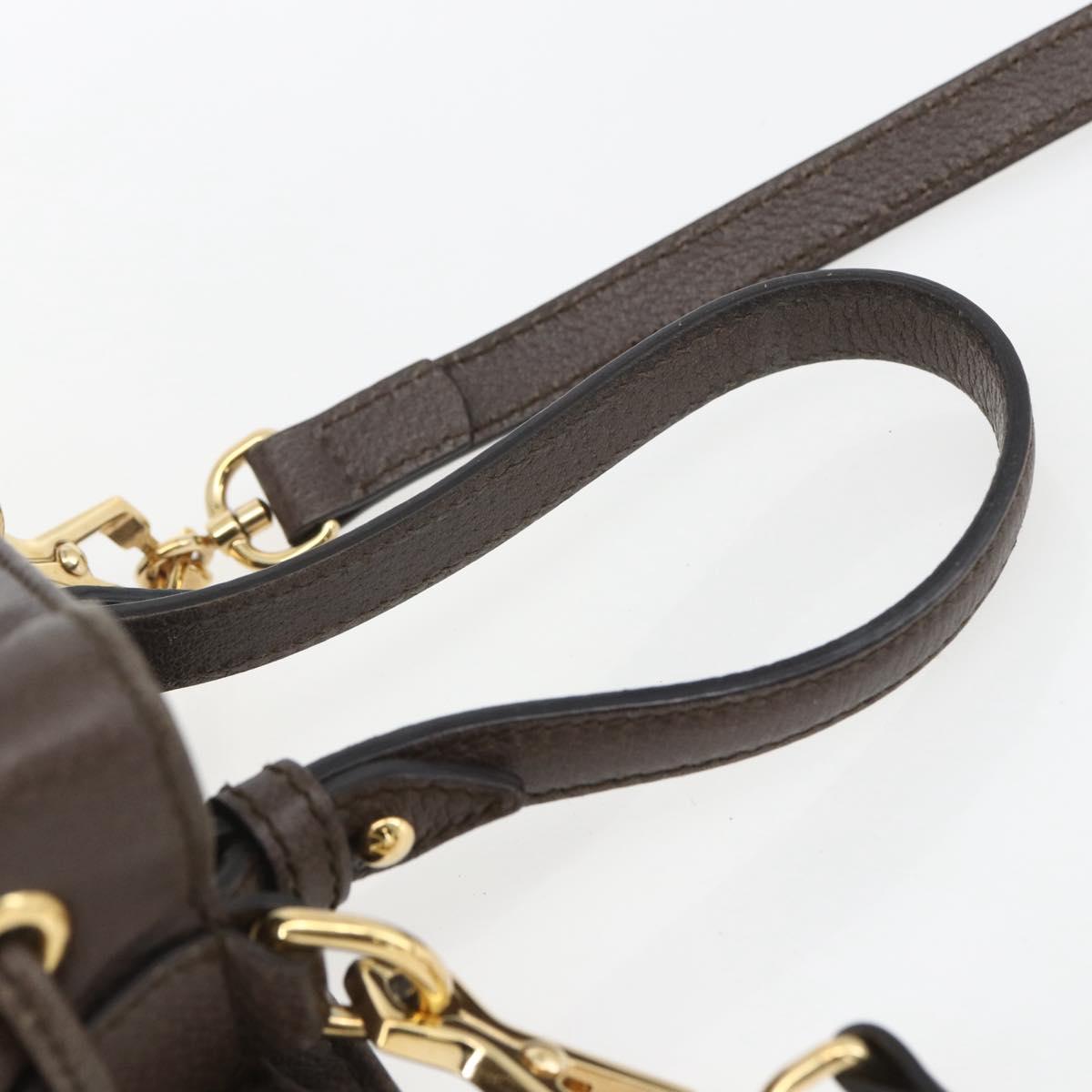 GUCCI GG Supreme Web Sherry Line Ophidia Bag PVC 2way Beige 550621 Auth ka1592M