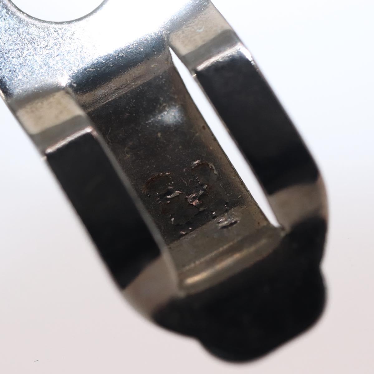 CHANEL COCO Mark Valletta Hair clip plastic Beige CC Auth ka1597V