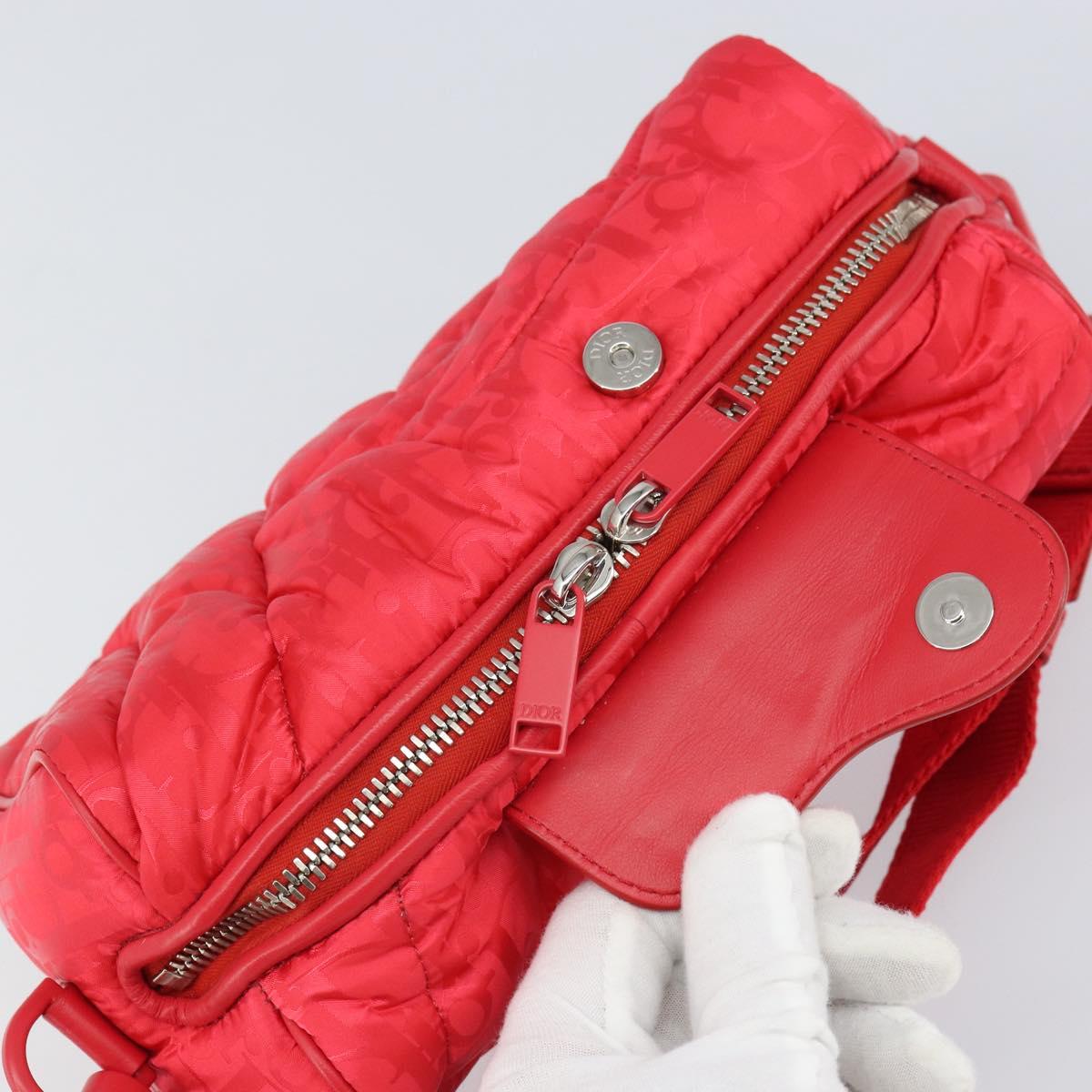 Christian Dior Trotter Canvas Oblique Dior x ERL Mirage Bag Nylon Auth ka1608SAM