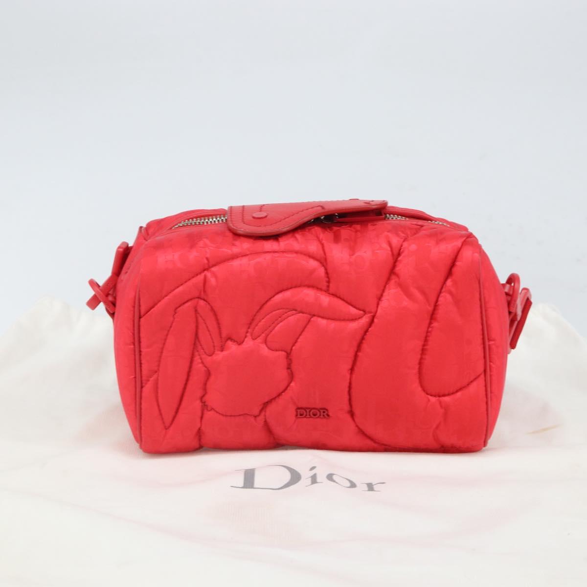 Christian Dior Trotter Canvas Oblique Dior x ERL Mirage Bag Nylon Auth ka1608SAM
