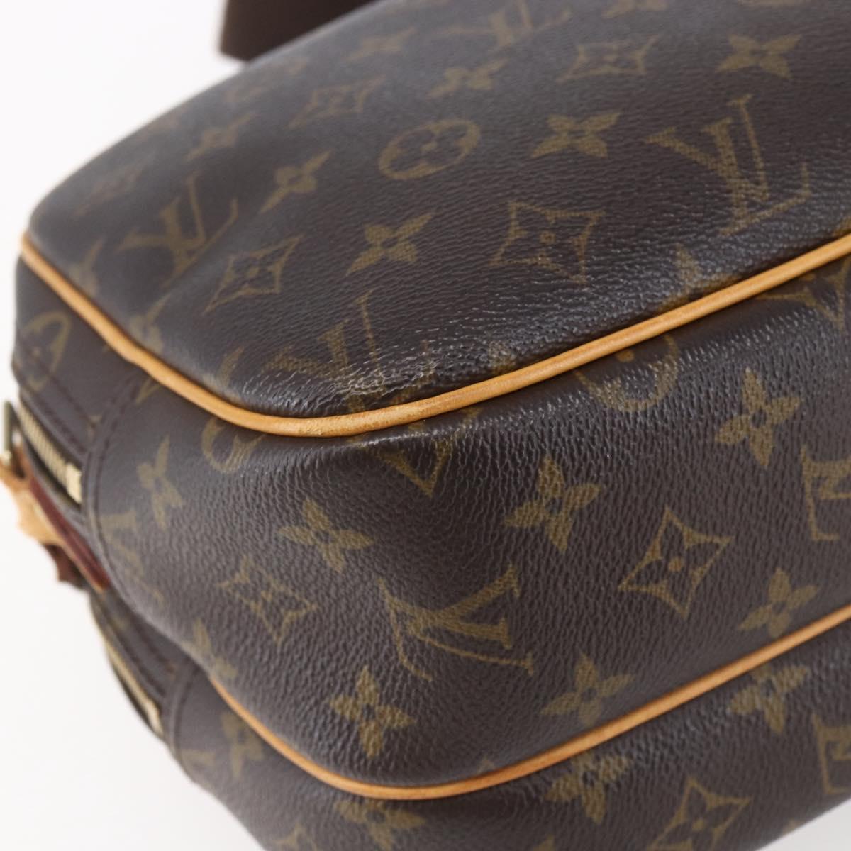 LOUIS VUITTON Monogram Reporter PM Shoulder Bag M45254 LV Auth ka162