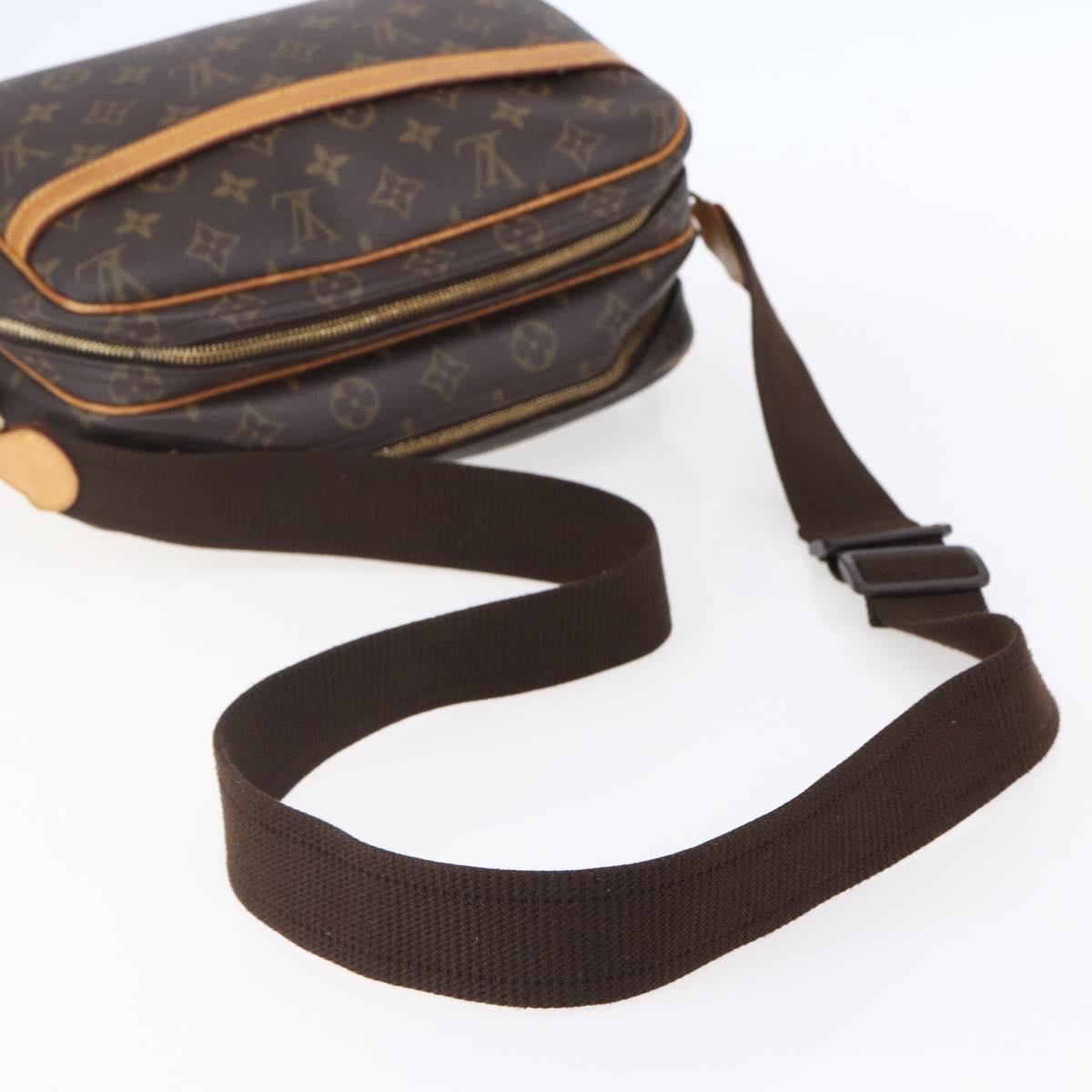 LOUIS VUITTON Monogram Reporter PM Shoulder Bag M45254 LV Auth ka162