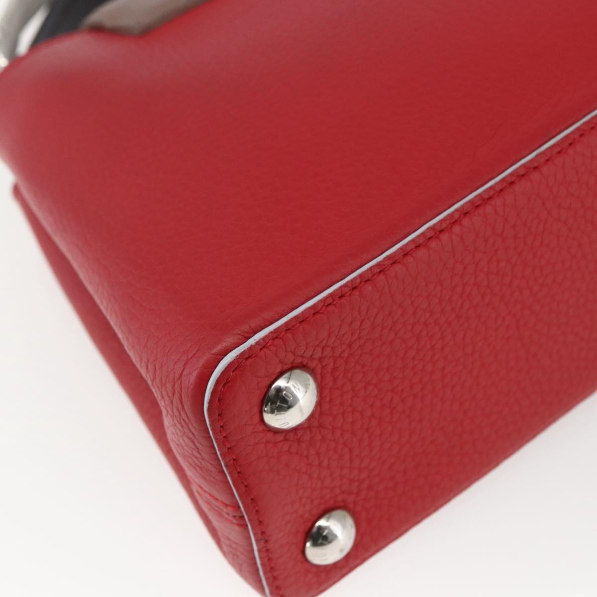 LOUIS VUITTON Capusine BB Hand Bag Taurillon Leather 2way LV Auth ka1625SAM