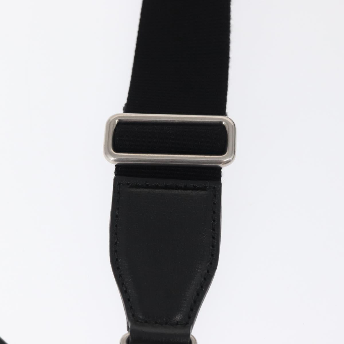 GUCCI GG Supreme Shoulder Bag PVC Black Silver 723306 Auth ka1628M