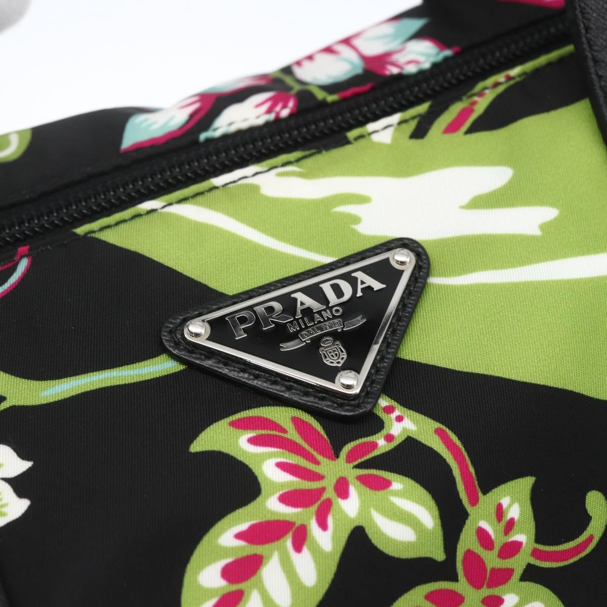 PRADA Tote Bag Nylon 2way Multicolor Silver Auth ka1634V