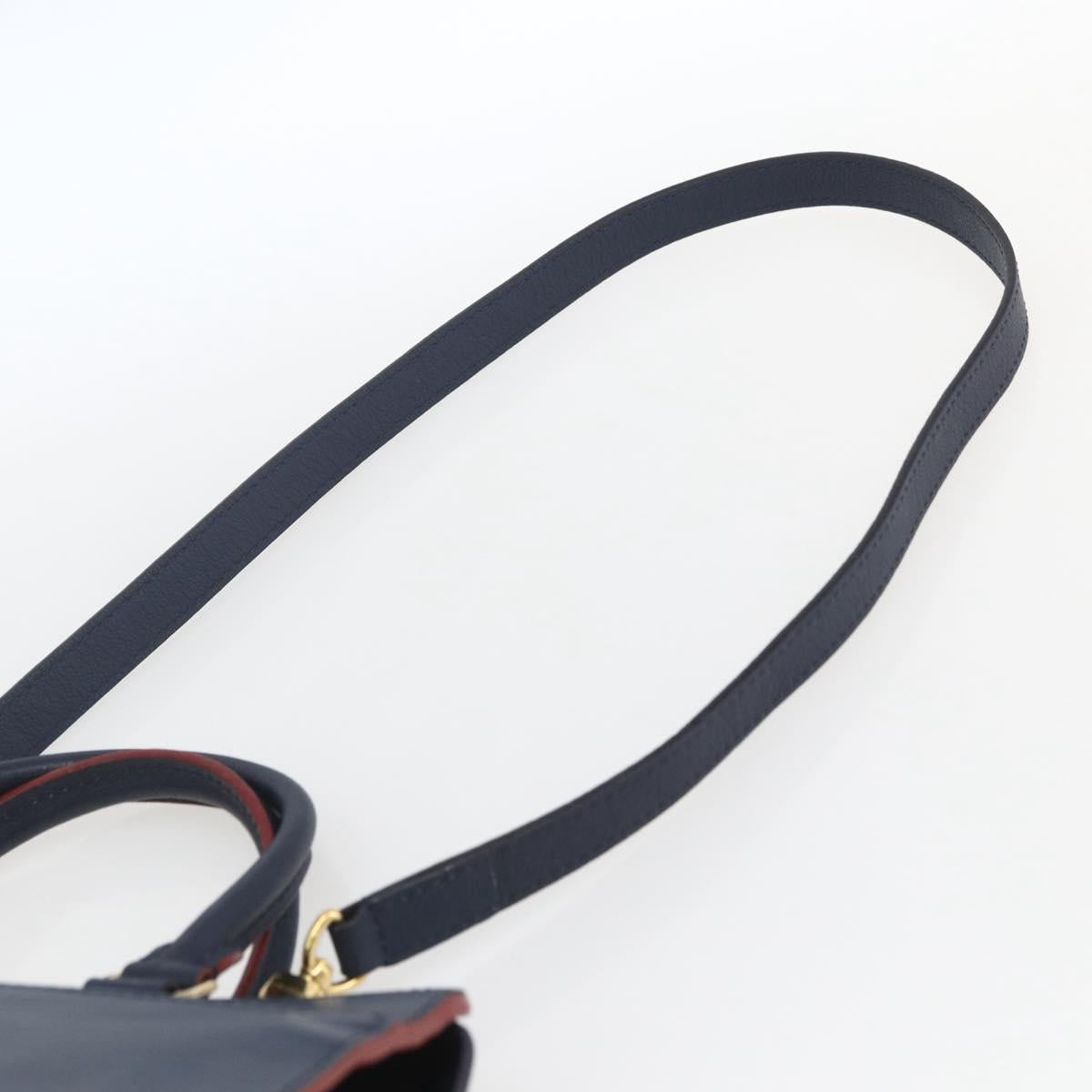 LOUIS VUITTON Epi Vaneau MM Hand Bag Andigo blue M51239 LV Auth ka1666SAM