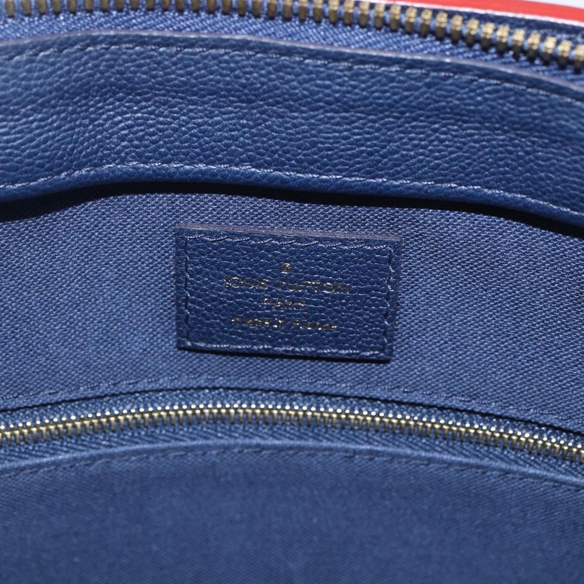 LOUIS VUITTON Epi Vaneau MM Hand Bag Andigo blue M51239 LV Auth ka1666SAM