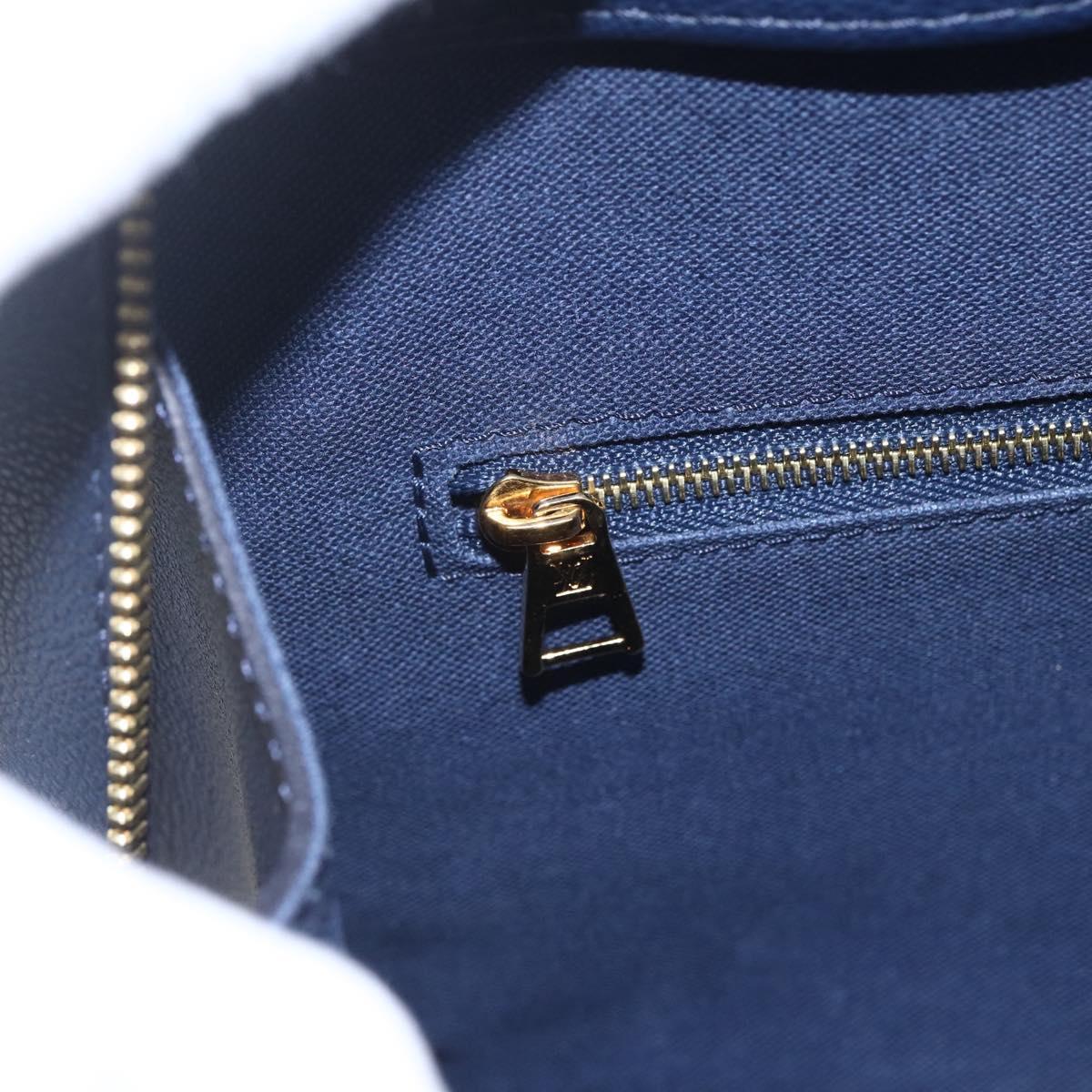 LOUIS VUITTON Epi Vaneau MM Hand Bag Andigo blue M51239 LV Auth ka1666SAM