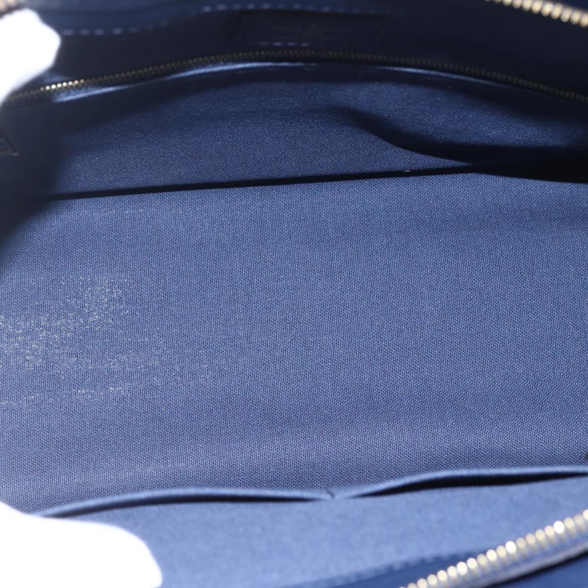 LOUIS VUITTON Epi Vaneau MM Hand Bag Andigo blue M51239 LV Auth ka1666SAM