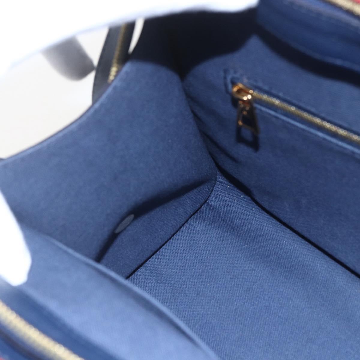 LOUIS VUITTON Epi Vaneau MM Hand Bag Andigo blue M51239 LV Auth ka1666SAM