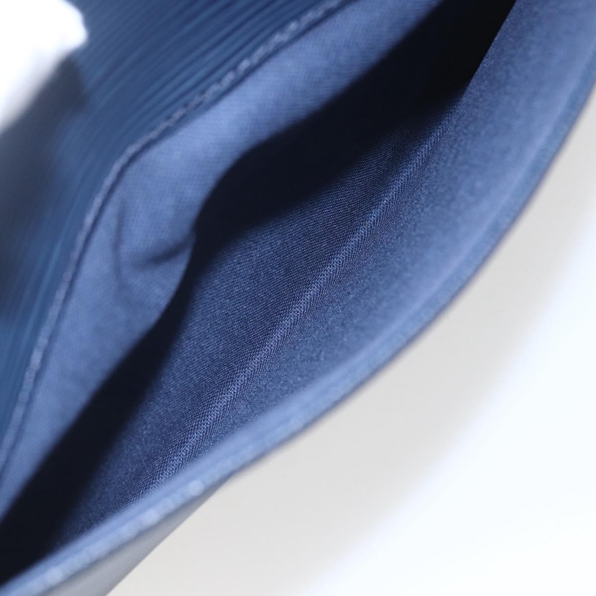 LOUIS VUITTON Epi Vaneau MM Hand Bag Andigo blue M51239 LV Auth ka1666SAM