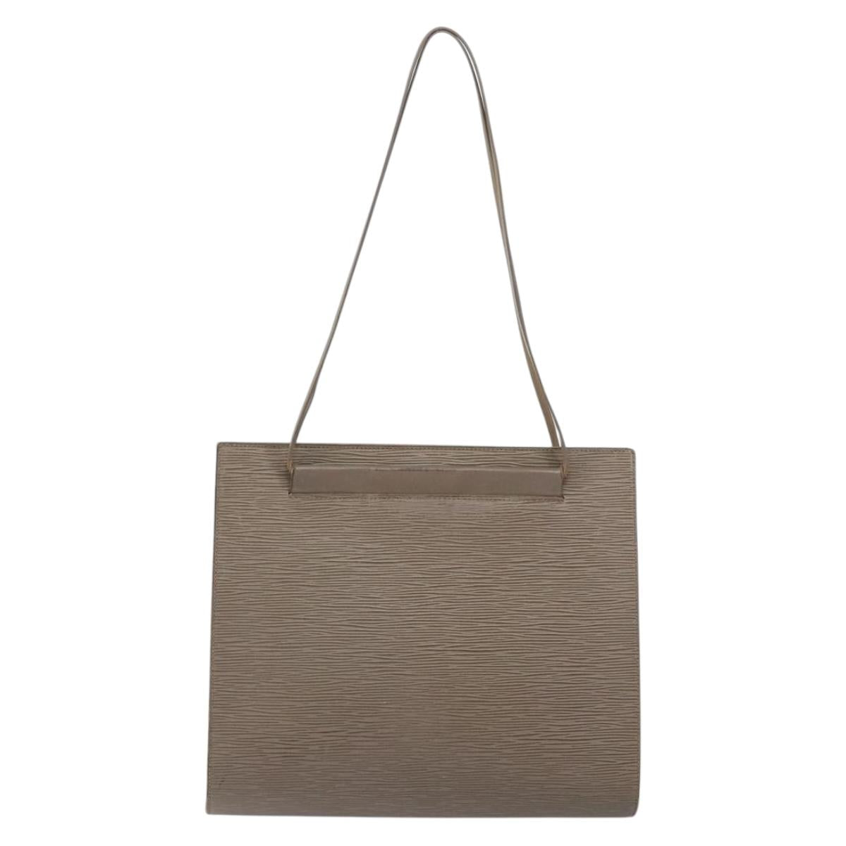 LOUIS VUITTON Epi Saint Tropez Shoulder Bag Gray Lilac M5246B LV Auth ka170