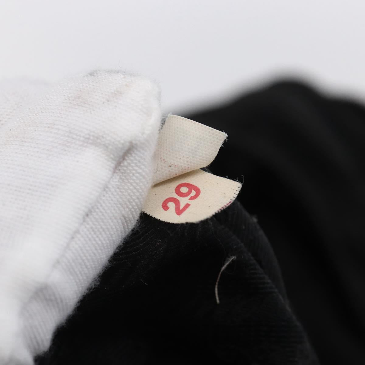 PRADA Hand Bag Nylon 2way Black Silver Auth ka171