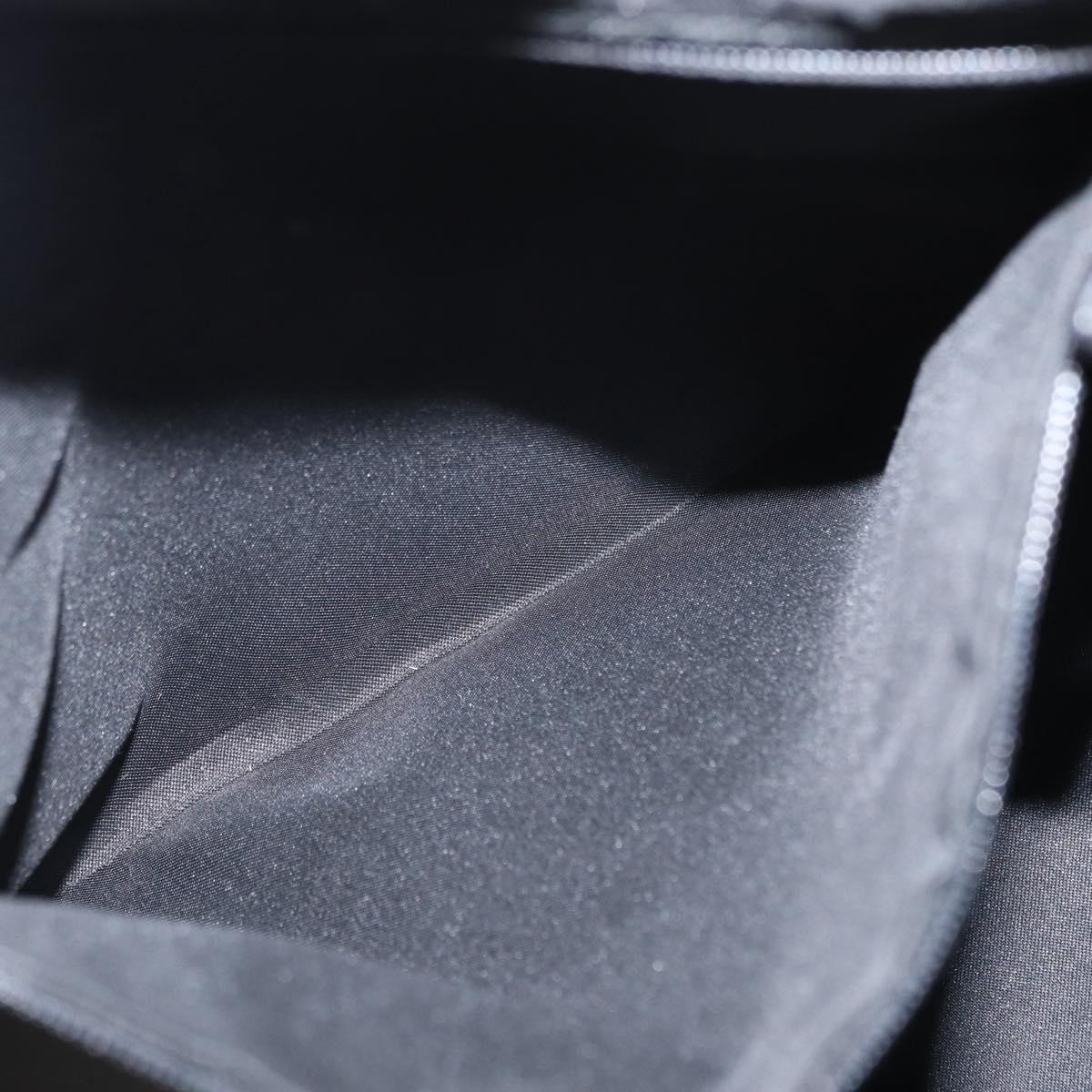 GUCCI GG Canvas Shoulder Bag Nylon Black Silver 001 3770 Auth ka172