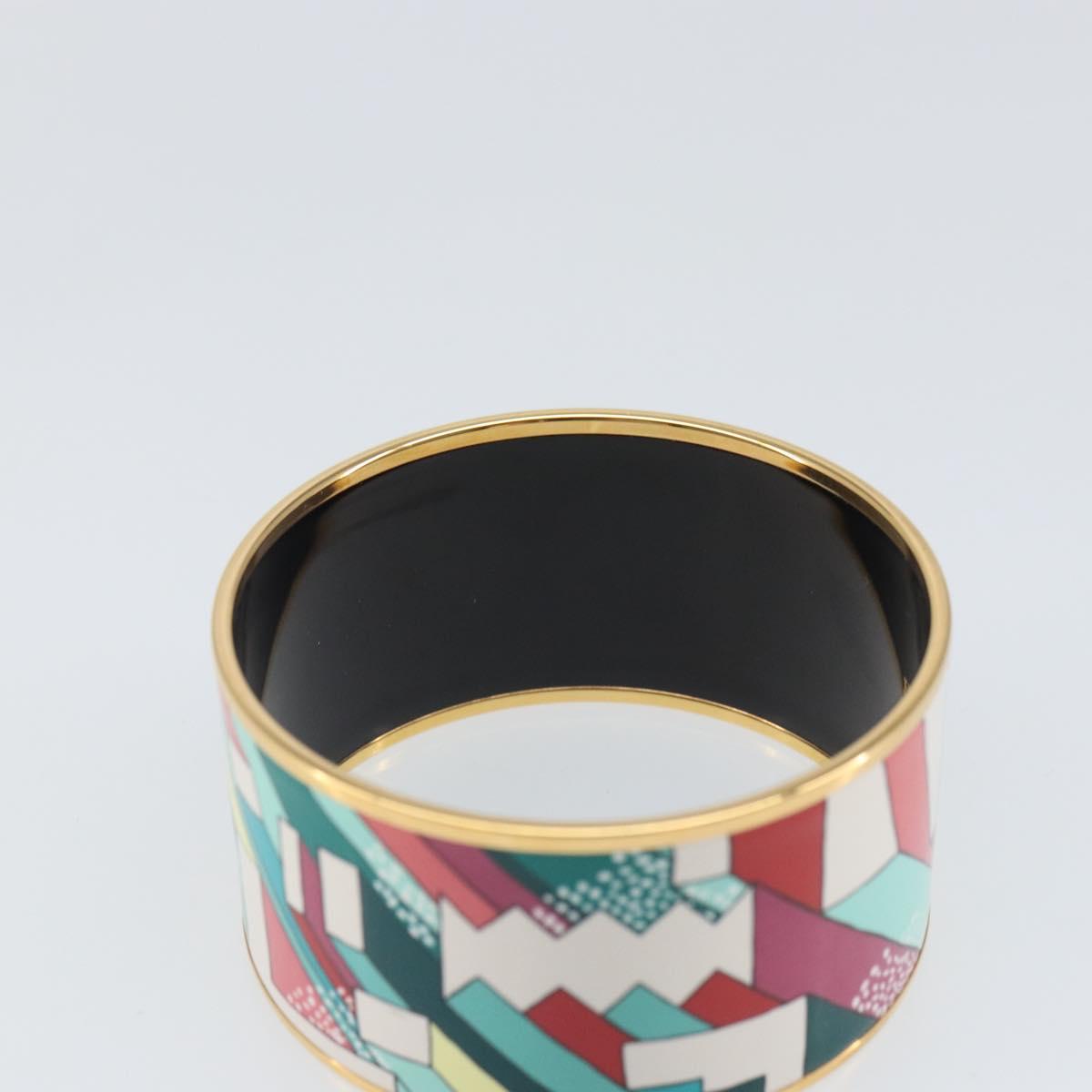 HERMES Bangle Emile TGM metal Multicolor Auth ka1737M