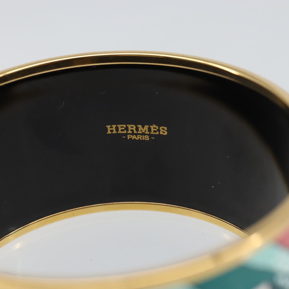 HERMES Bangle Emile TGM metal Multicolor Auth ka1737M