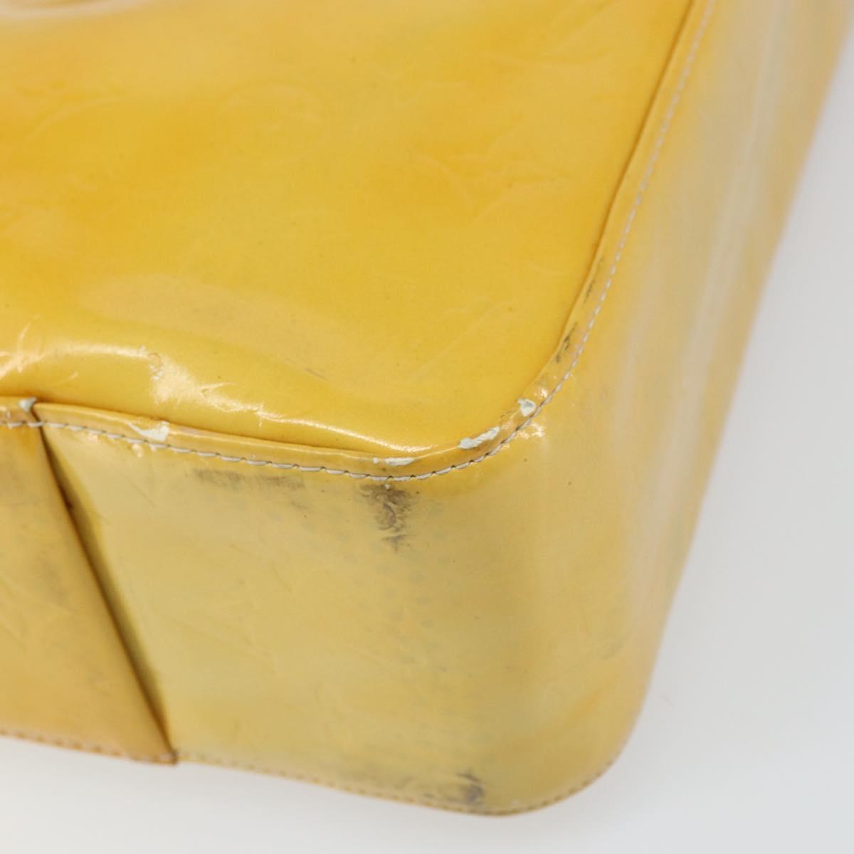 LOUIS VUITTON Monogram Vernis Columbus Tote Bag Gris M91028 LV Auth ka1744