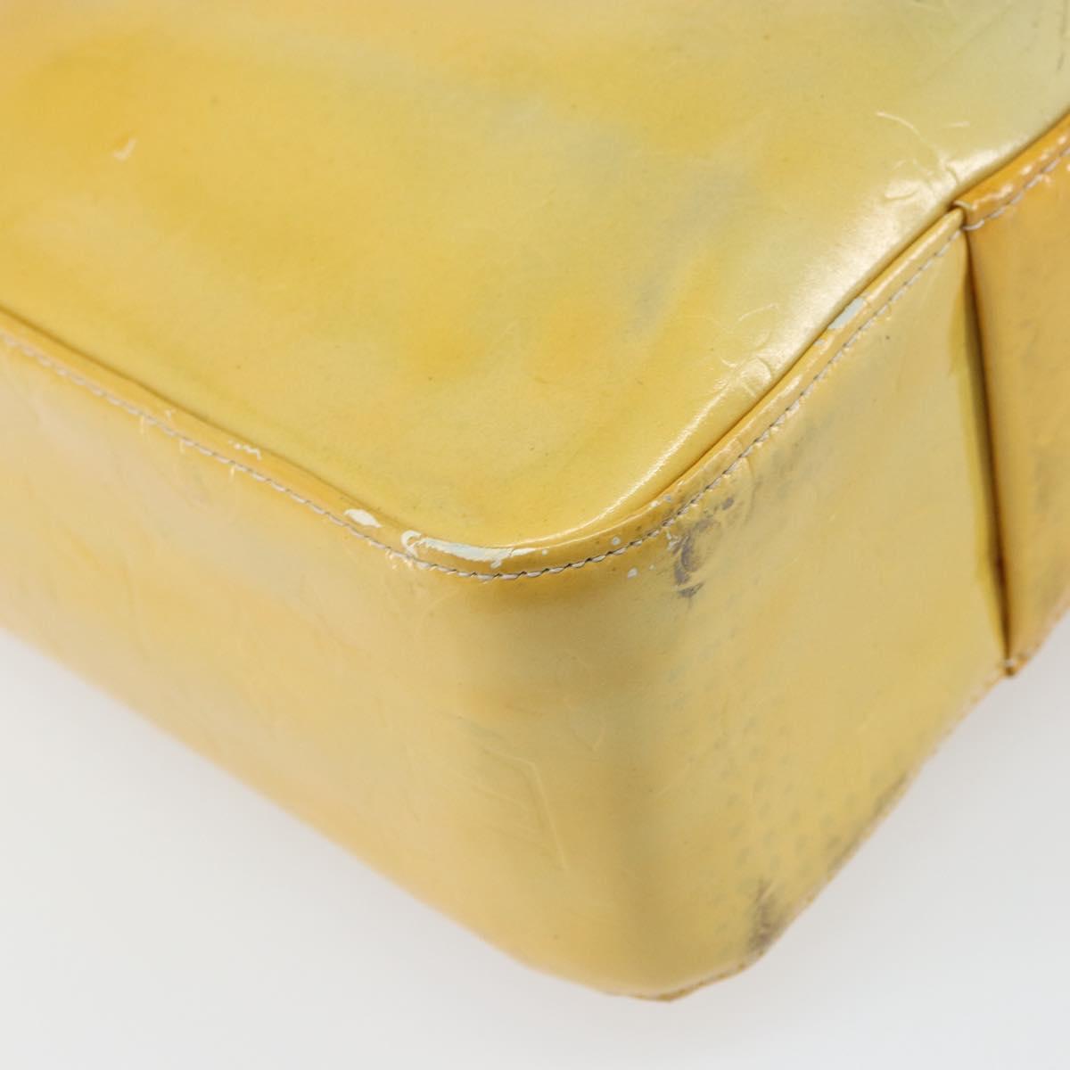 LOUIS VUITTON Monogram Vernis Columbus Tote Bag Gris M91028 LV Auth ka1744