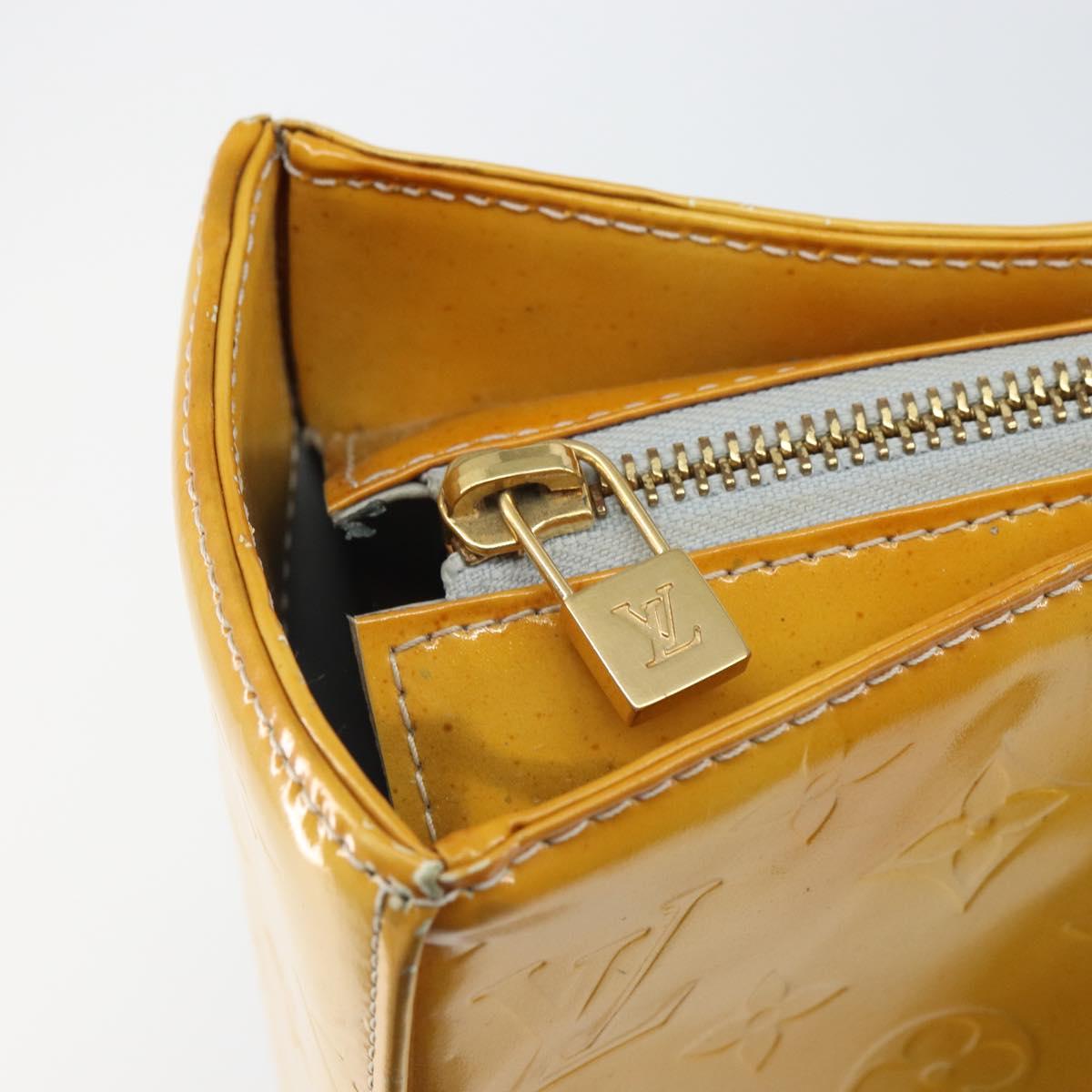 LOUIS VUITTON Monogram Vernis Columbus Tote Bag Gris M91028 LV Auth ka1744