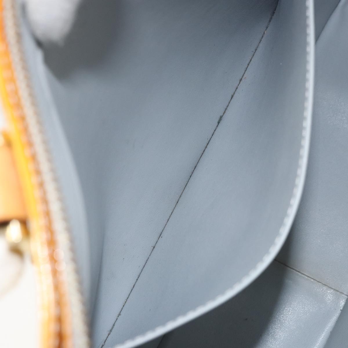 LOUIS VUITTON Monogram Vernis Columbus Tote Bag Gris M91028 LV Auth ka1744