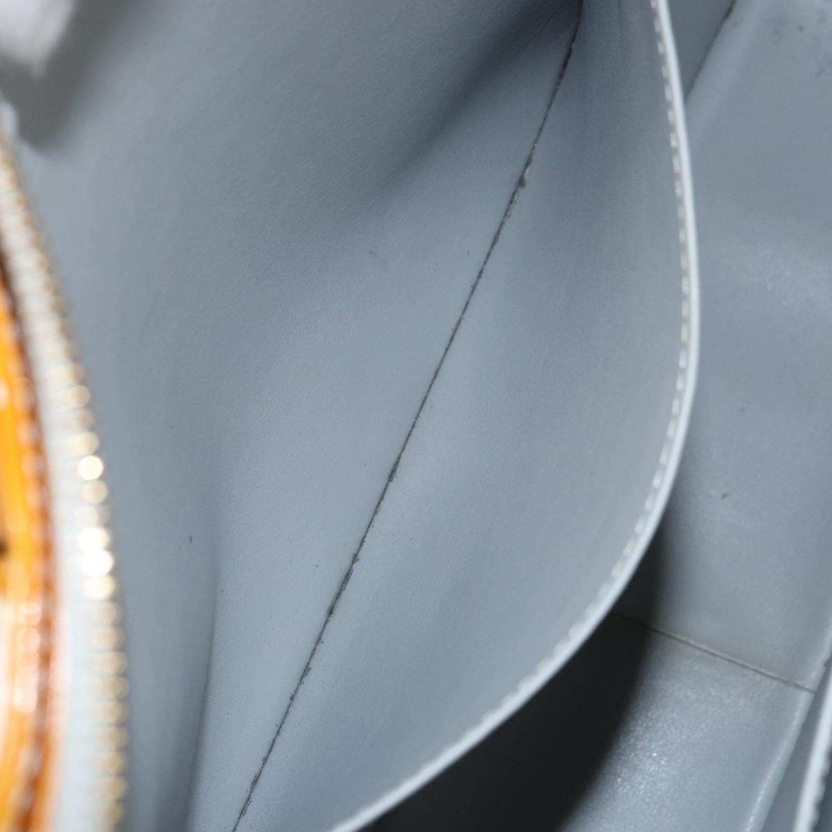 LOUIS VUITTON Monogram Vernis Columbus Tote Bag Gris M91028 LV Auth ka1744