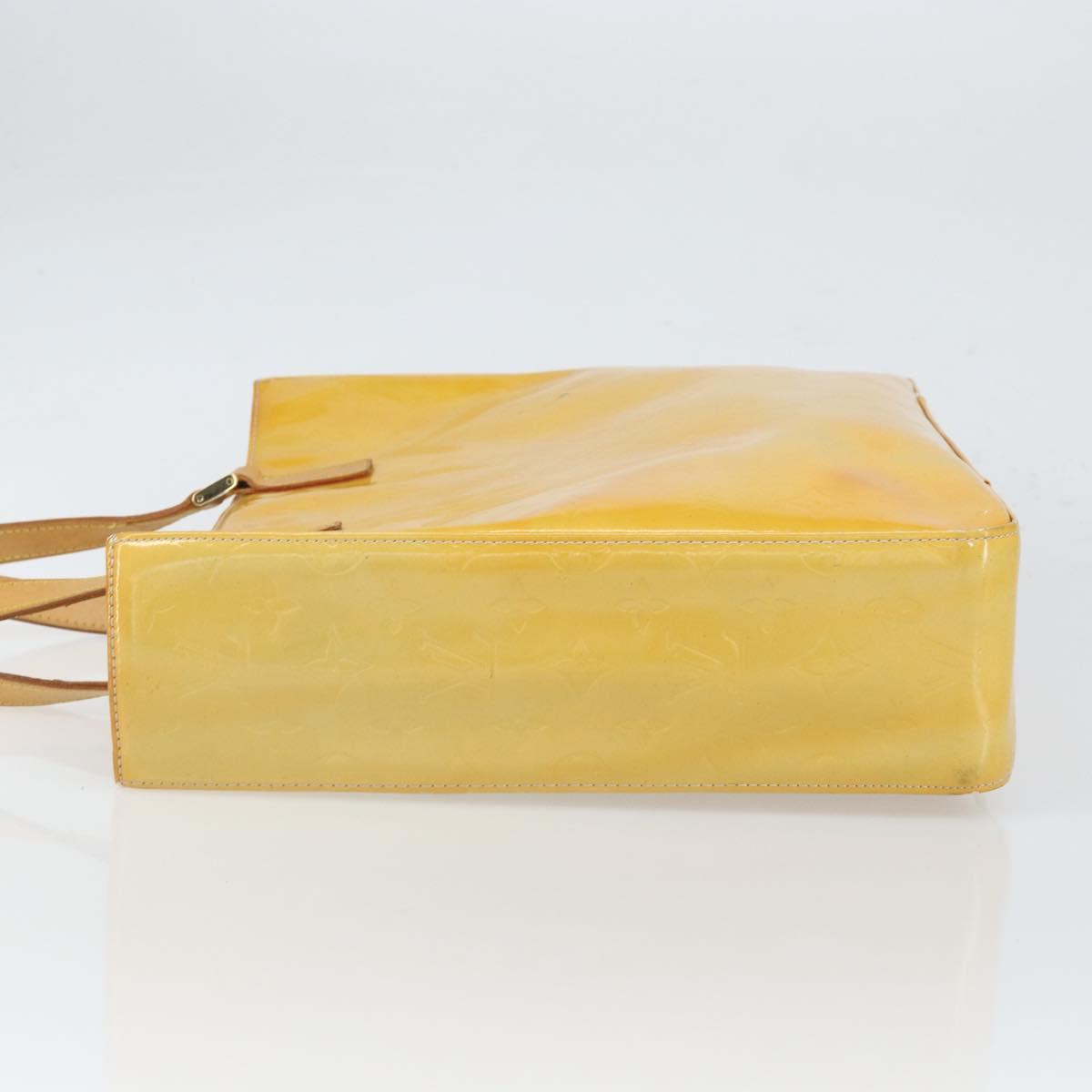 LOUIS VUITTON Monogram Vernis Columbus Tote Bag Gris M91028 LV Auth ka1744