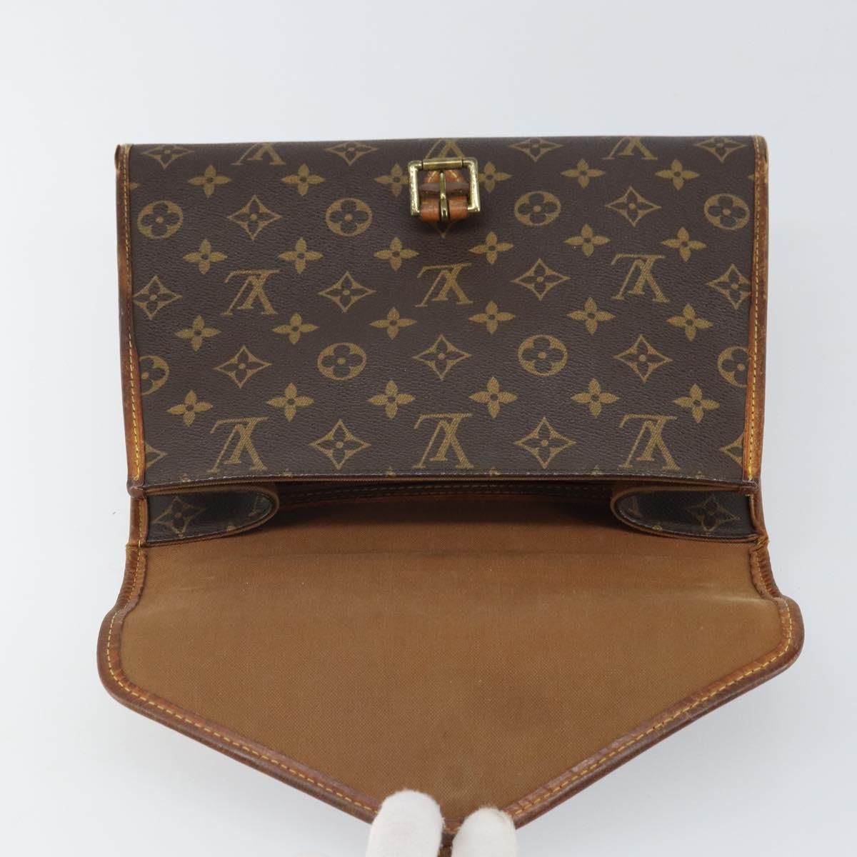 LOUIS VUITTON Monogram Bel Air Hand Bag 2way M51122 LV Auth ka1748