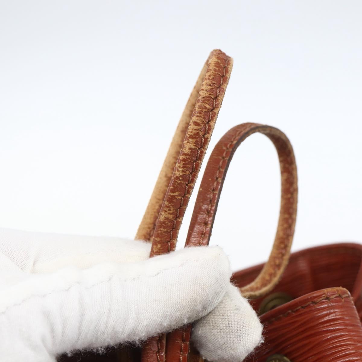 LOUIS VUITTON Epi Petit Noe Shoulder Bag Brown M44103 LV Auth ka1750