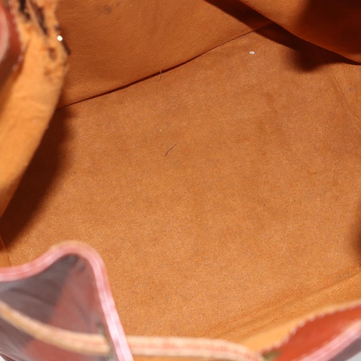 LOUIS VUITTON Epi Petit Noe Shoulder Bag Brown M44103 LV Auth ka1750