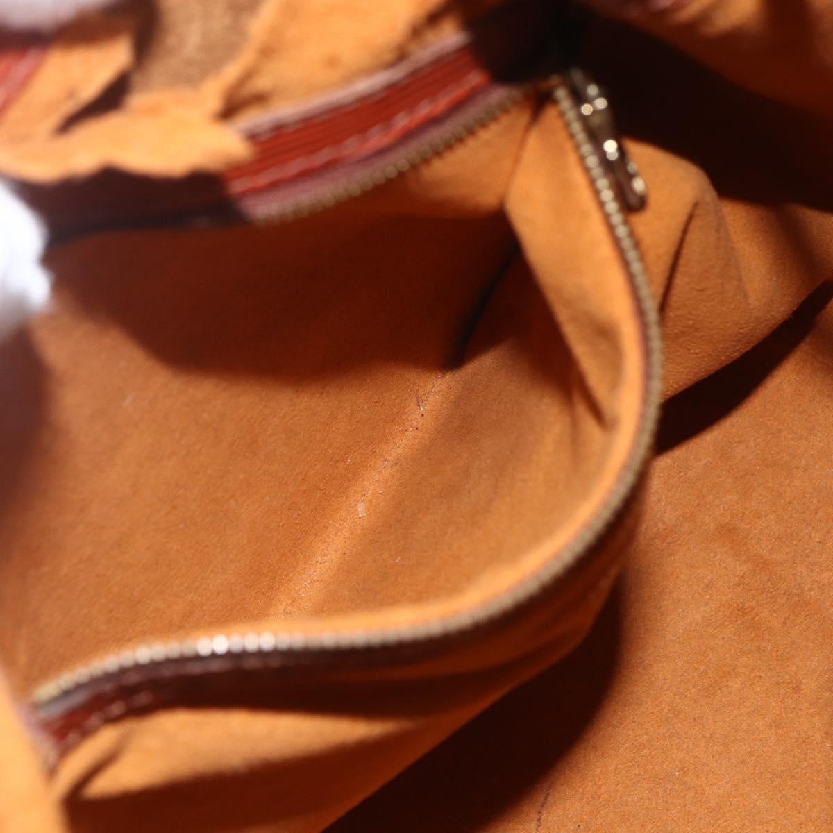 LOUIS VUITTON Epi Petit Noe Shoulder Bag Brown M44103 LV Auth ka1750