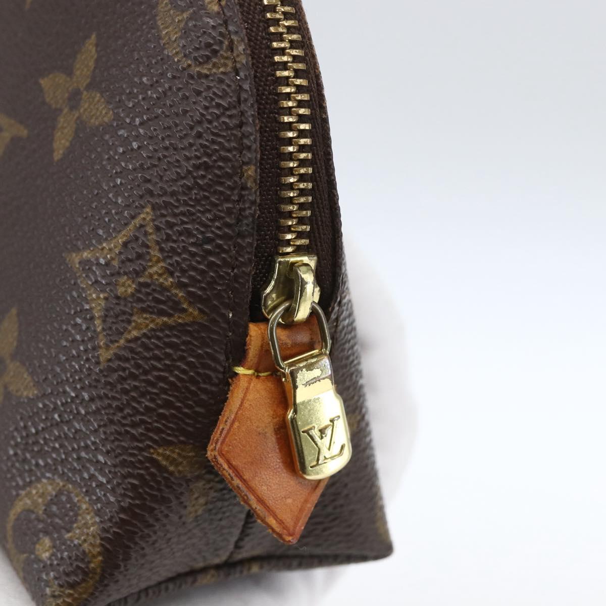 LOUIS VUITTON Monogram Pochette Cosmetic PM Pouch M43998 LV Auth ka1754