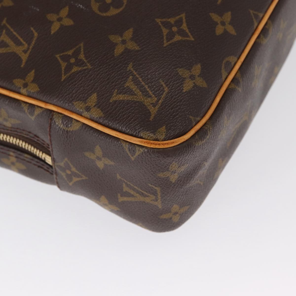 LOUIS VUITTON Monogram Porte Documents Pegas Hand Bag M53343 LV Auth ka1757