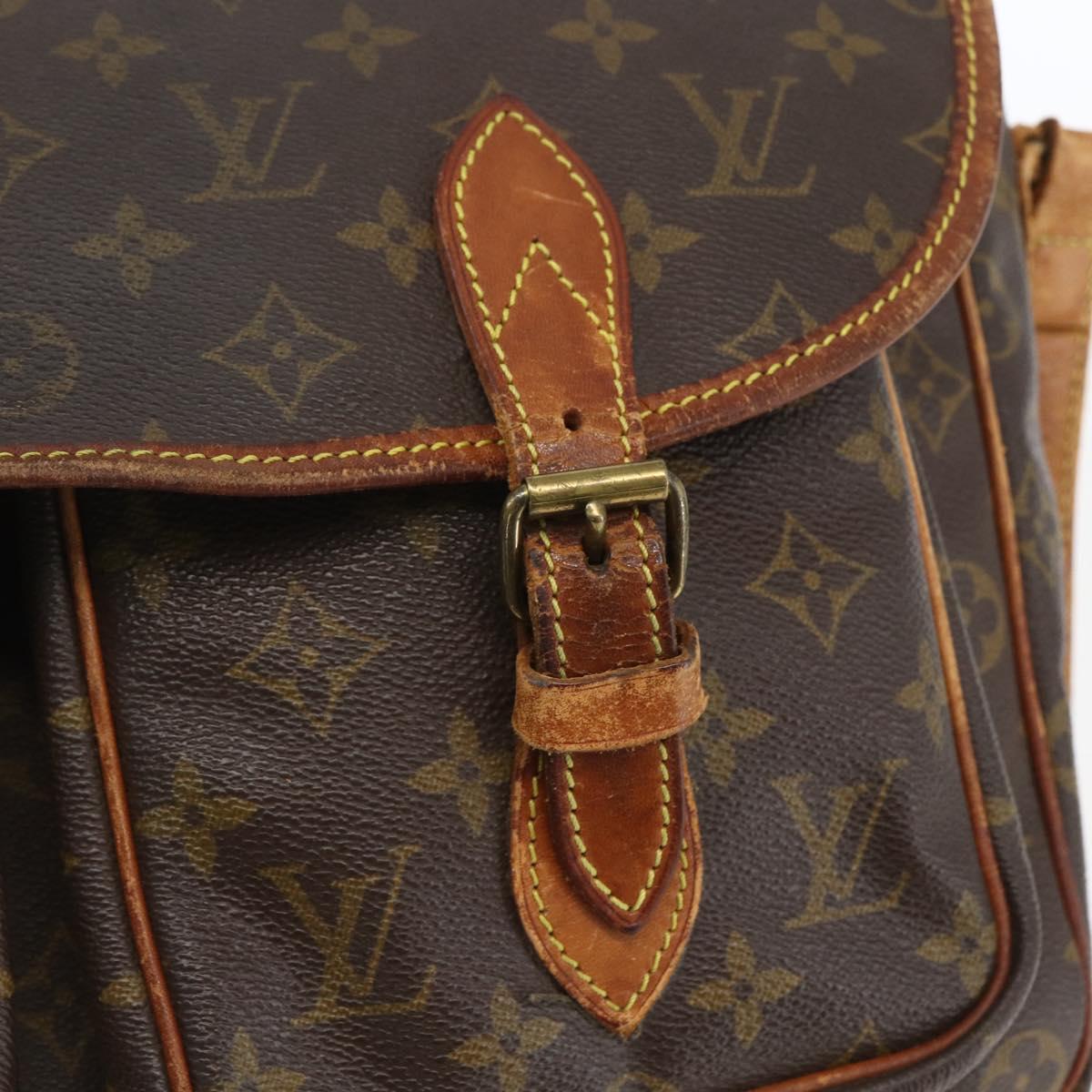 LOUIS VUITTON Monogram Sac Bazas Japon Shoulder Bag M99013 LV Auth ka1763