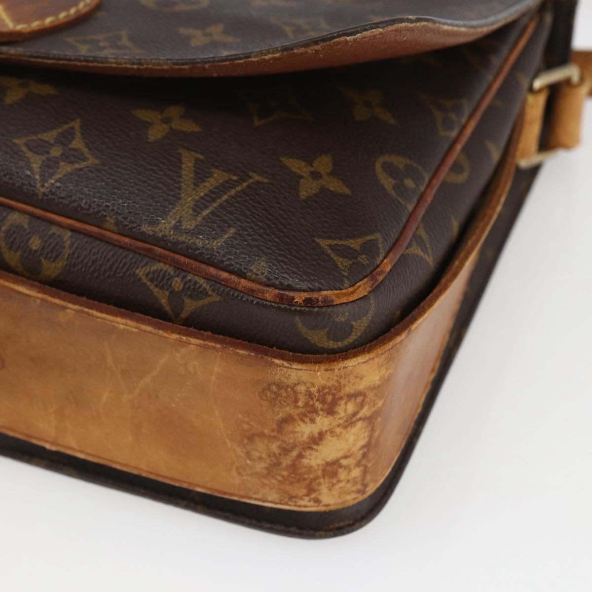 LOUIS VUITTON Monogram Cartouchiere GM Shoulder Bag M51252 LV Auth ka1764