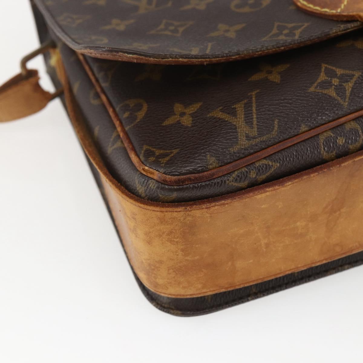 LOUIS VUITTON Monogram Cartouchiere GM Shoulder Bag M51252 LV Auth ka1764