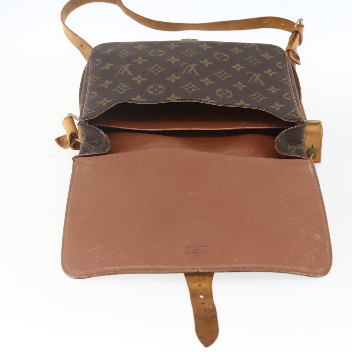 LOUIS VUITTON Monogram Cartouchiere GM Shoulder Bag M51252 LV Auth ka1764