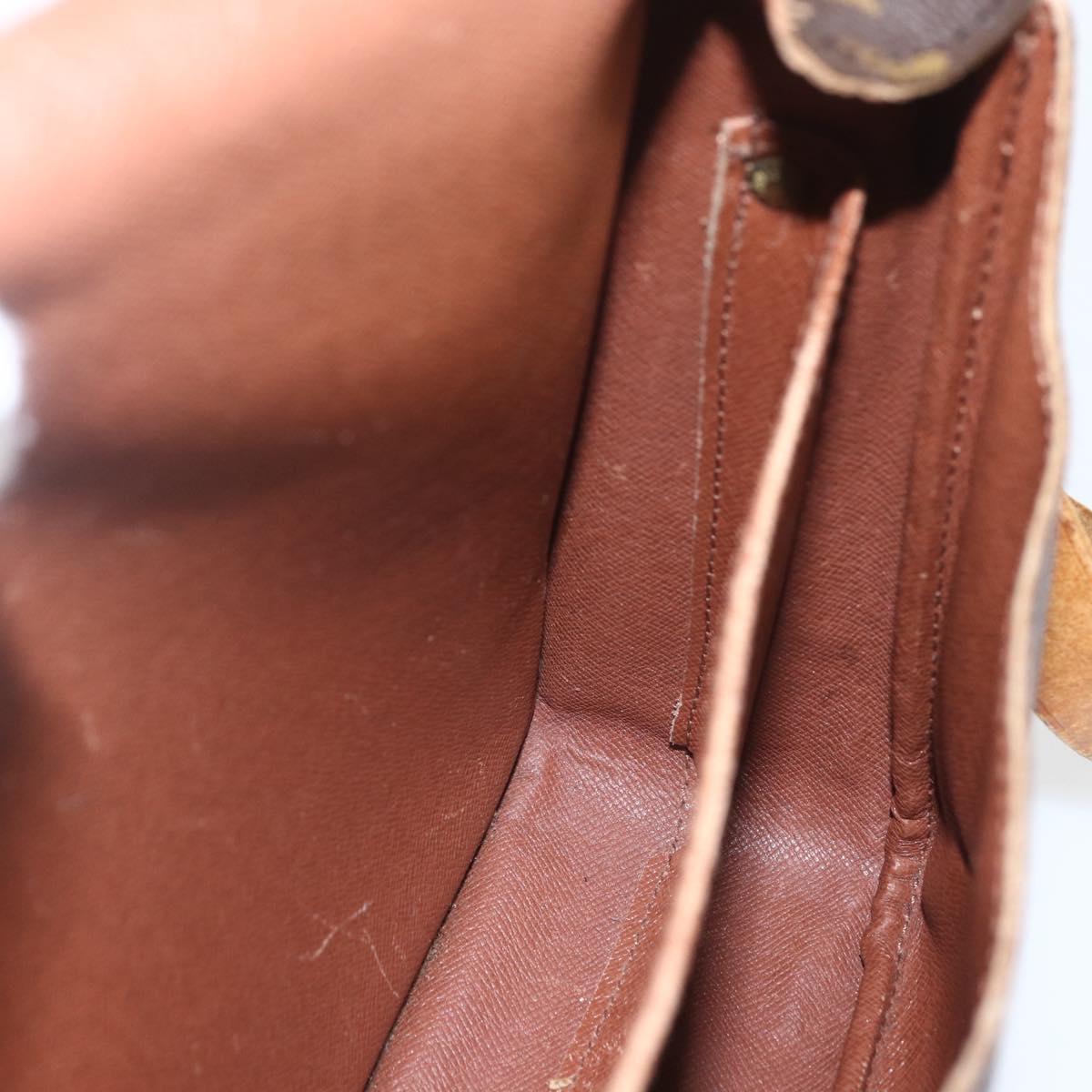 LOUIS VUITTON Monogram Cartouchiere GM Shoulder Bag M51252 LV Auth ka1764