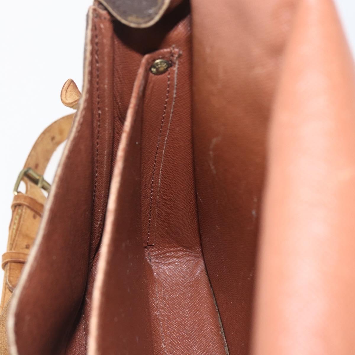 LOUIS VUITTON Monogram Cartouchiere GM Shoulder Bag M51252 LV Auth ka1764