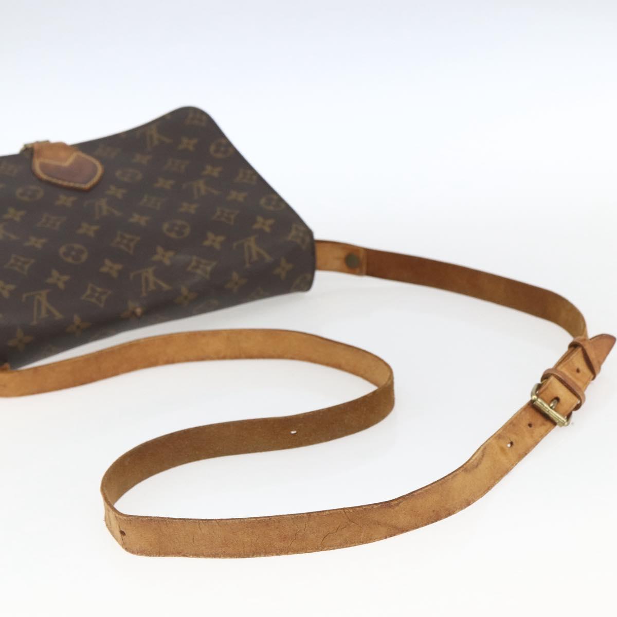 LOUIS VUITTON Monogram Cartouchiere GM Shoulder Bag M51252 LV Auth ka1764