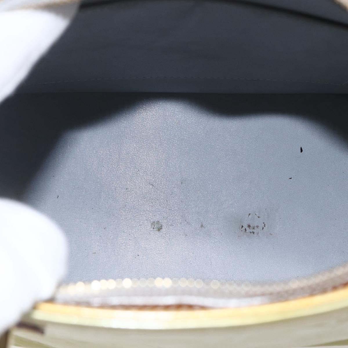 LOUIS VUITTON Monogram Vernis Houston Hand Bag Gris M91053 LV Auth ka1765