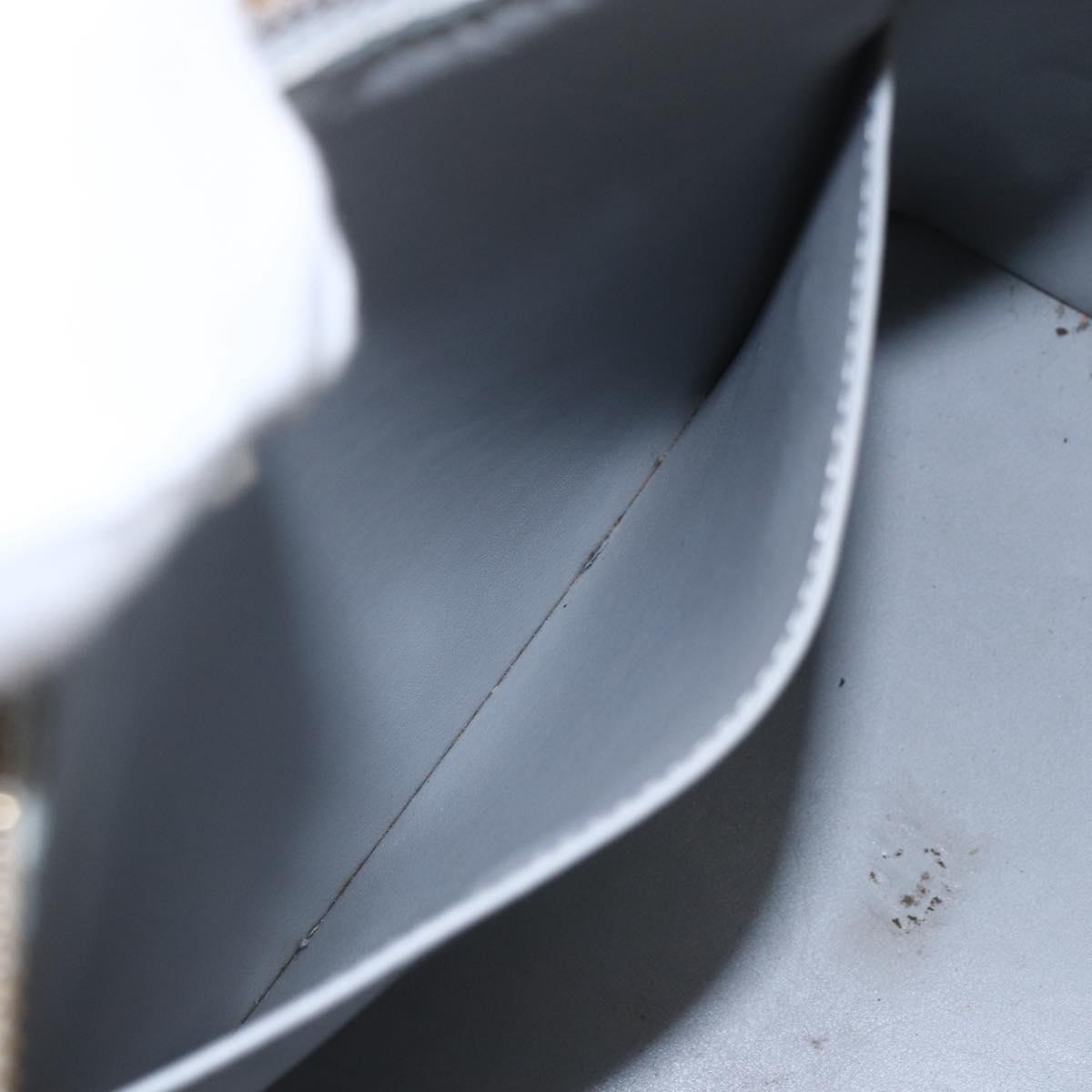 LOUIS VUITTON Monogram Vernis Houston Hand Bag Gris M91053 LV Auth ka1765