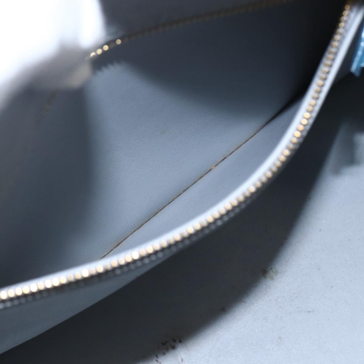 LOUIS VUITTON Monogram Vernis Houston Hand Bag Gris M91053 LV Auth ka1765