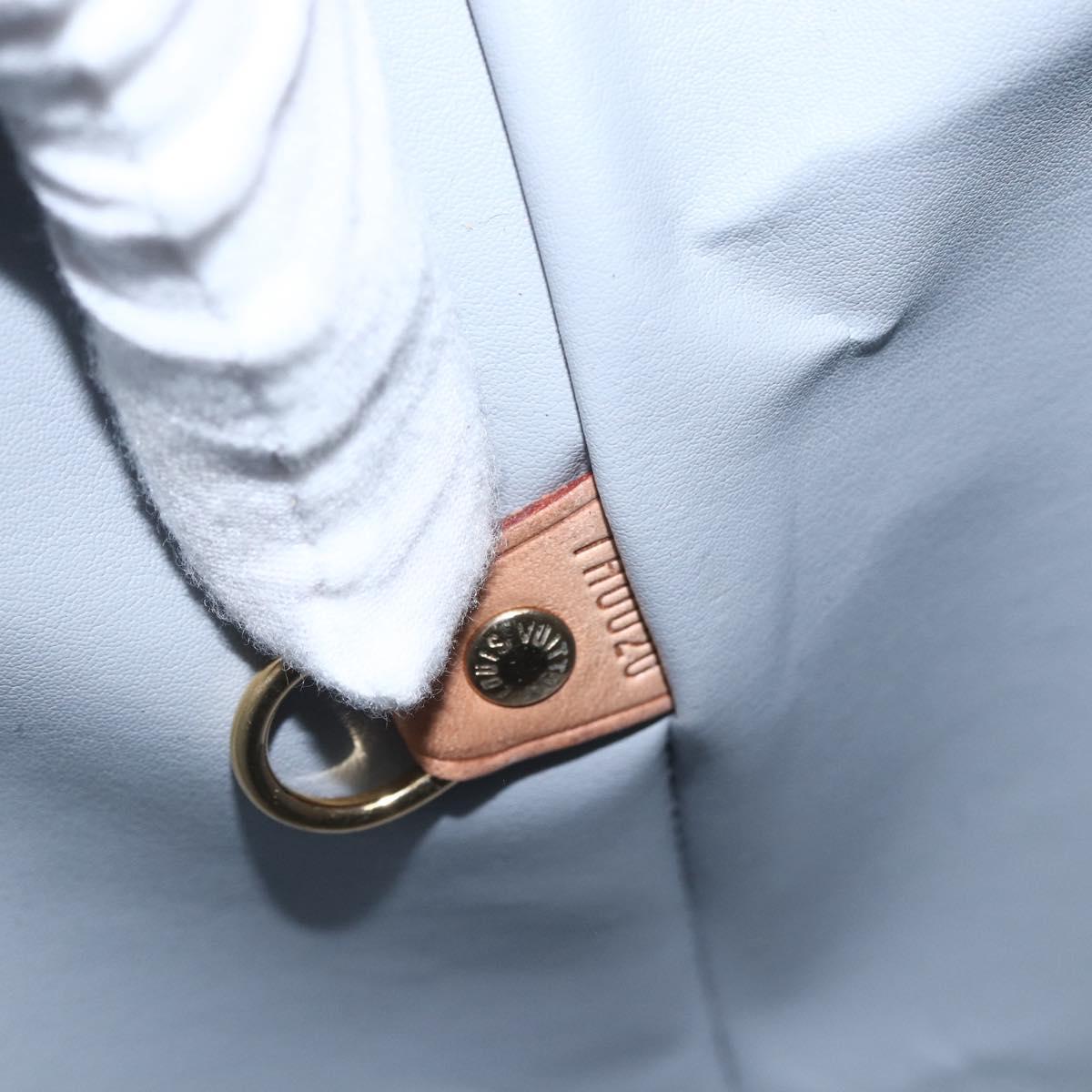 LOUIS VUITTON Monogram Vernis Houston Hand Bag Gris M91053 LV Auth ka1765