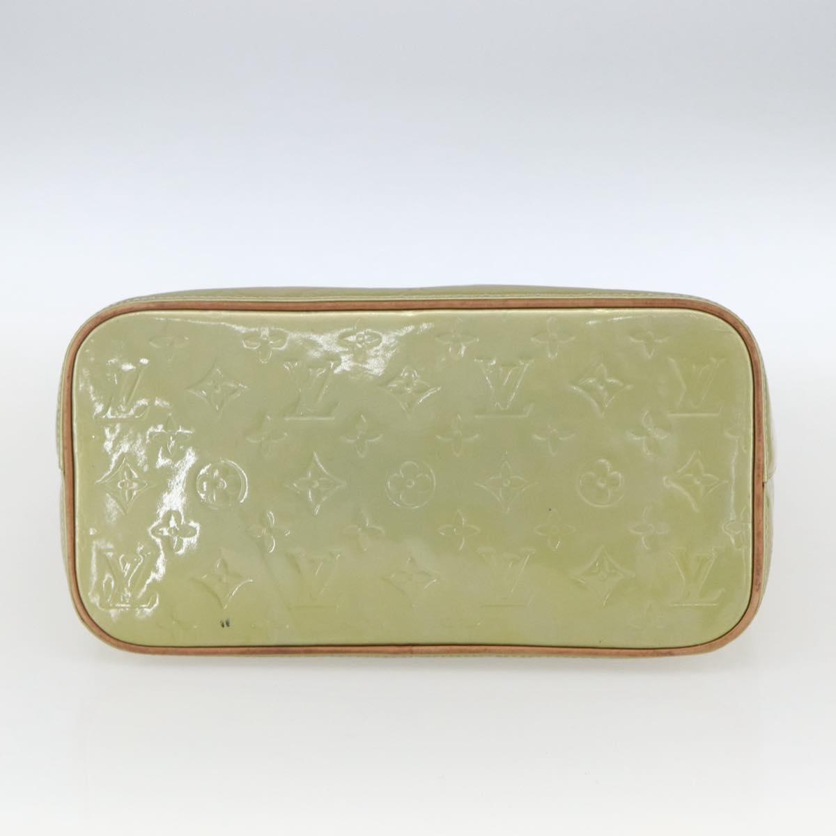 LOUIS VUITTON Monogram Vernis Houston Hand Bag Gris M91053 LV Auth ka1765