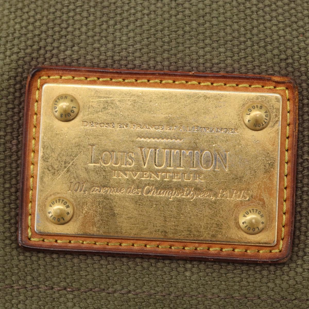 LOUIS VUITTON Antigua Buzzus PM Shoulder Bag Brown M40080 LV Auth ka1767